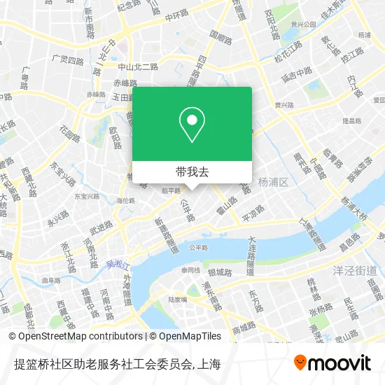 提篮桥社区助老服务社工会委员会地图