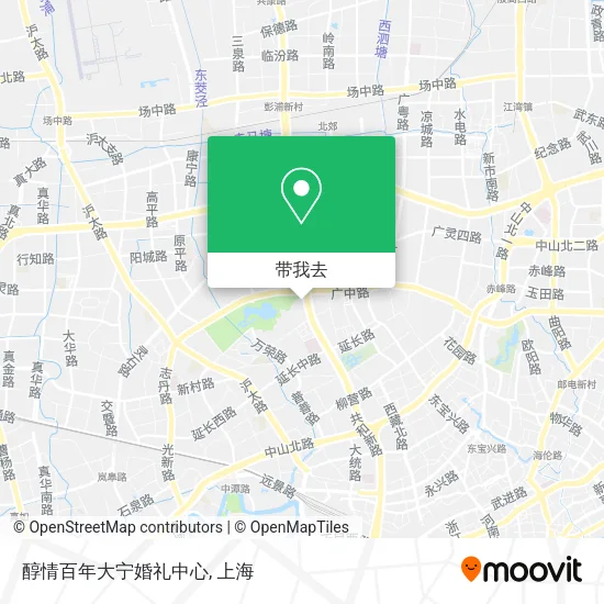 醇情百年大宁婚礼中心地图