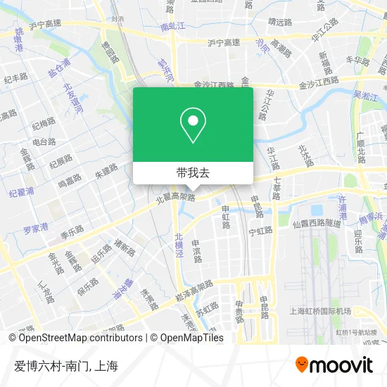爱博六村-南门地图