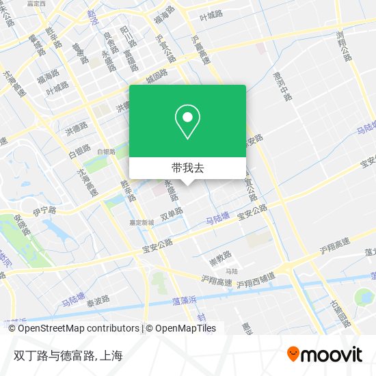 双丁路与德富路地图