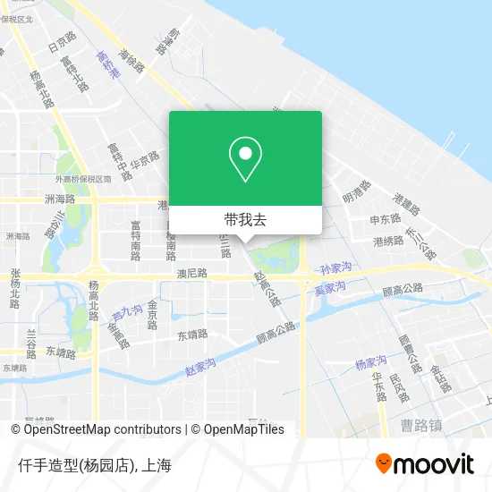 仟手造型(杨园店)地图