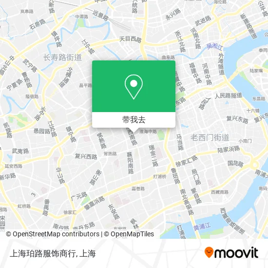 上海珀路服饰商行地图