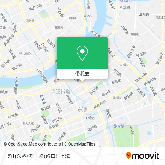 博山东路/罗山路(路口)地图