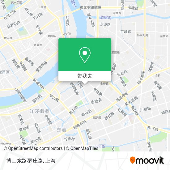 博山东路枣庄路地图