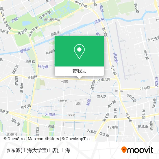 京东派(上海大学宝山店)地图