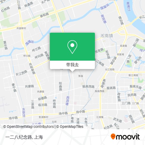 一二八纪念路地图