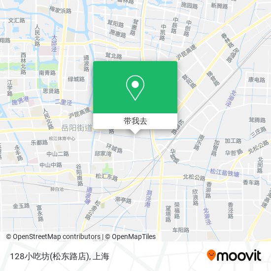 128小吃坊(松东路店)地图