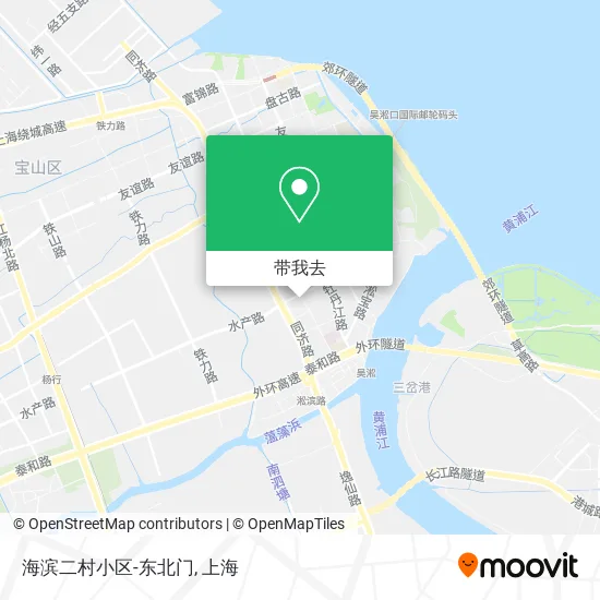 海滨二村小区-东北门地图