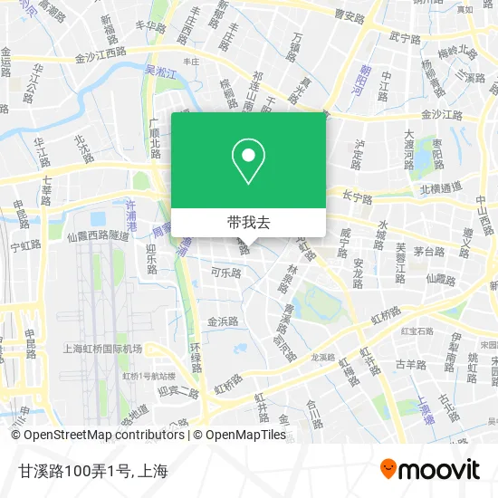 甘溪路100弄1号地图