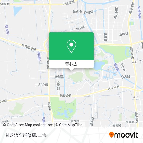 甘龙汽车维修店地图