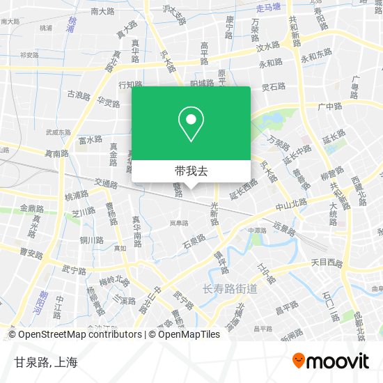 甘泉路地图
