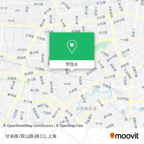 甘泉路/双山路(路口)地图