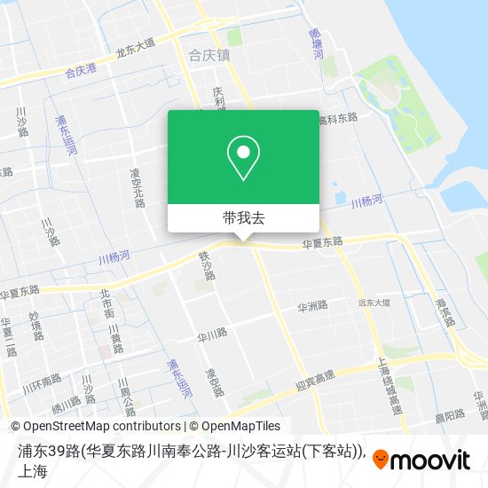 浦东39路(华夏东路川南奉公路-川沙客运站(下客站))地图