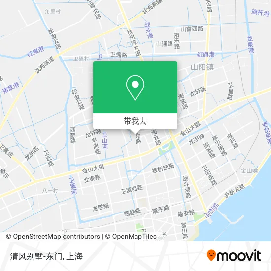 清风别墅-东门地图