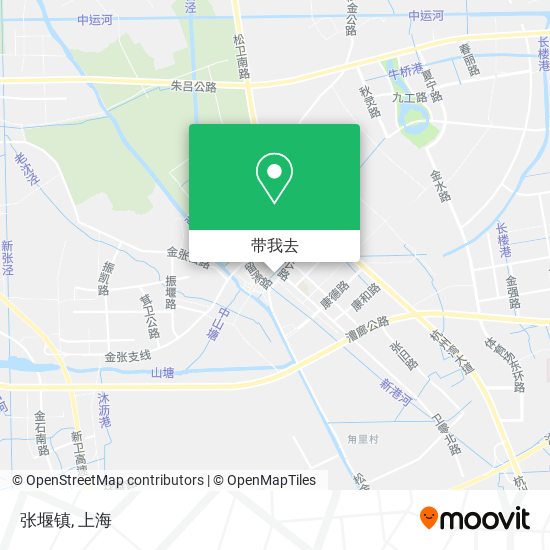 张堰镇地图