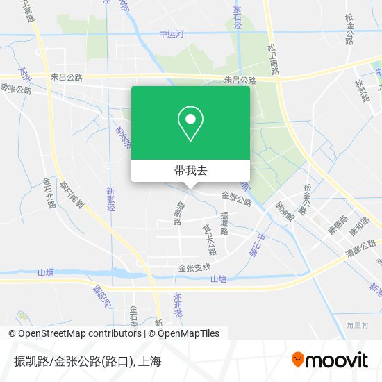 振凯路/金张公路(路口)地图