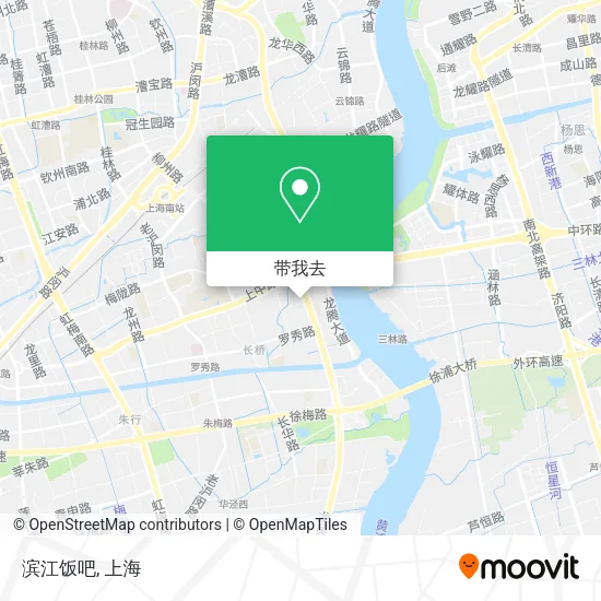 滨江饭吧地图