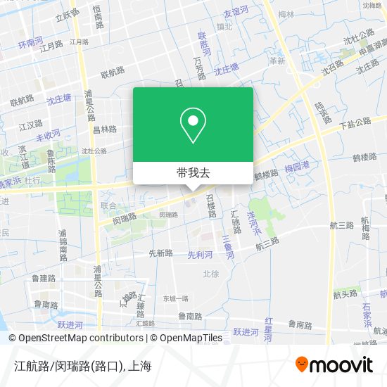 江航路/闵瑞路(路口)地图