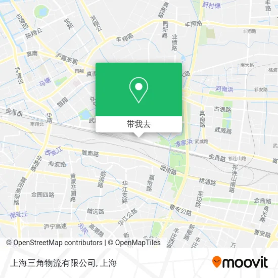 上海三角物流有限公司地图