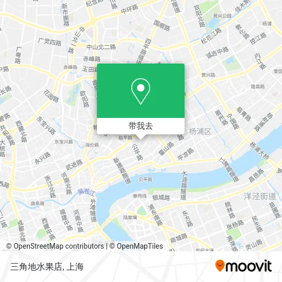 三角地水果店地图
