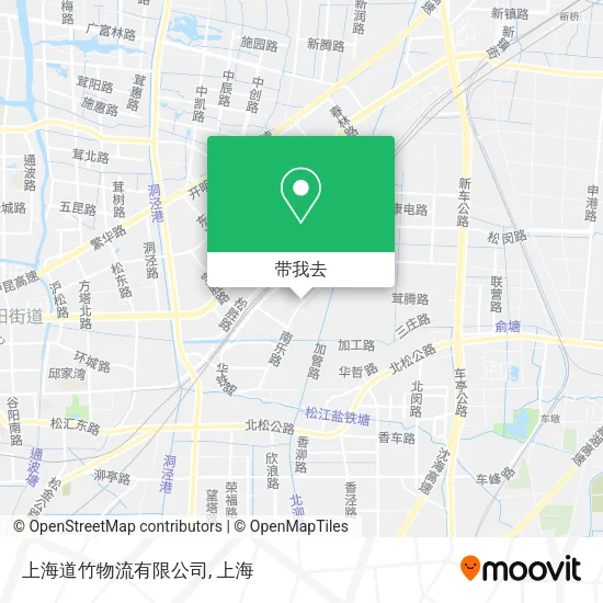 上海道竹物流有限公司地图