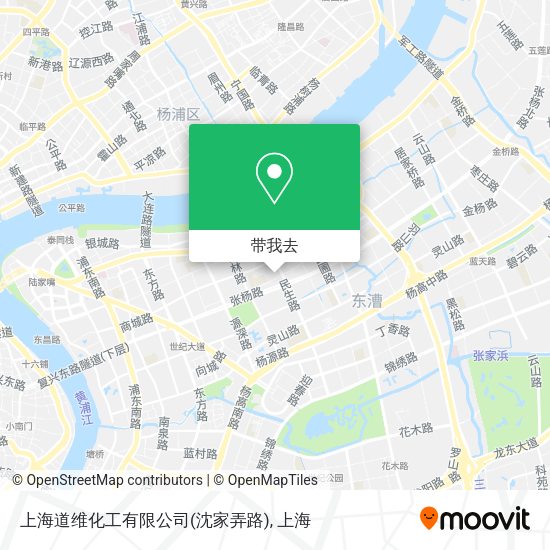 上海道维化工有限公司(沈家弄路)地图