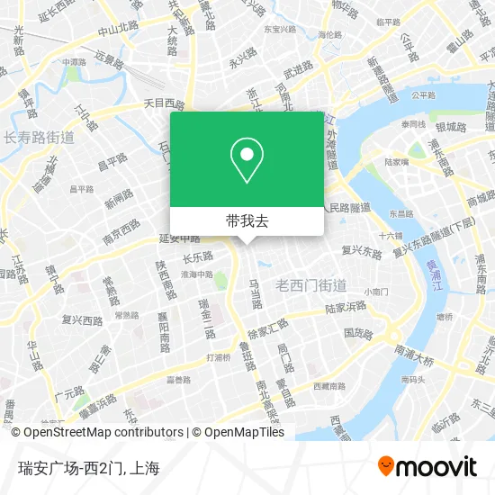 瑞安广场-西2门地图