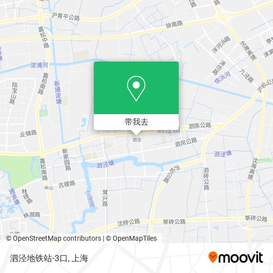 泗泾地铁站-3口地图