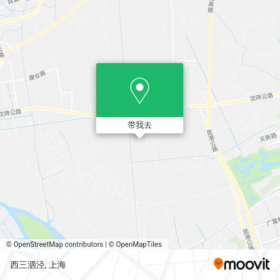 西三泗泾地图