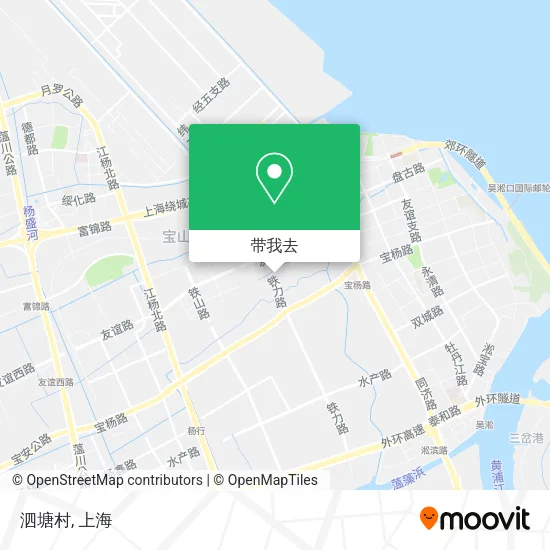 泗塘村地图