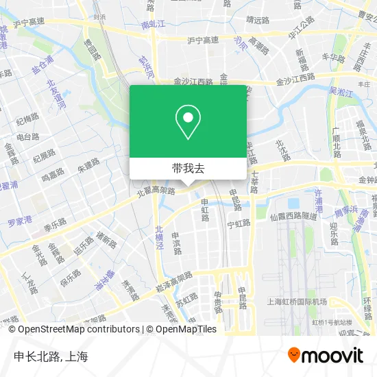 申长北路地图