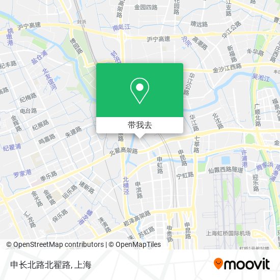 申长北路北翟路地图