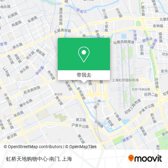 虹桥天地购物中心-南门地图