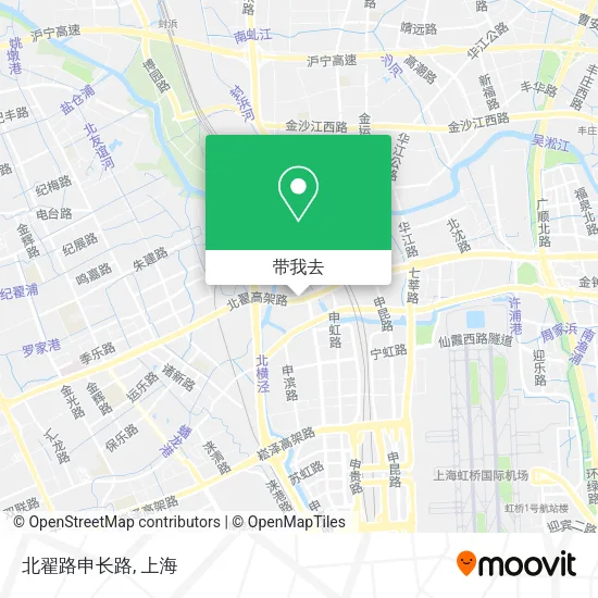 北翟路申长路地图