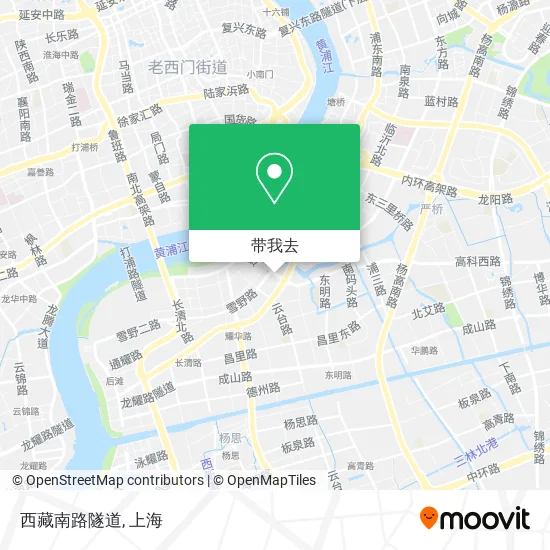 西藏南路隧道地图