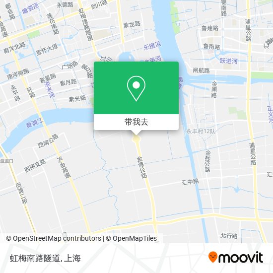 虹梅南路隧道地图