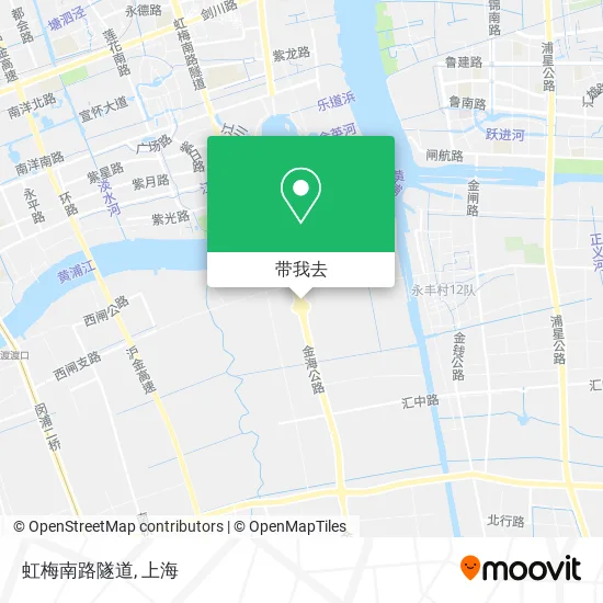 虹梅南路隧道地图