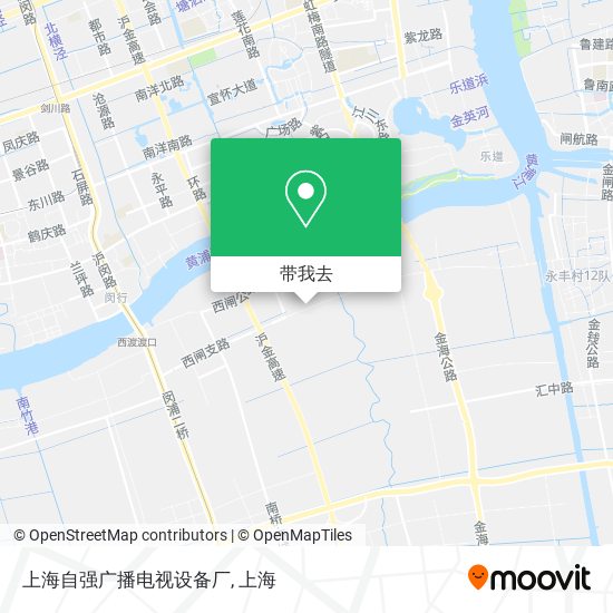 上海自强广播电视设备厂地图