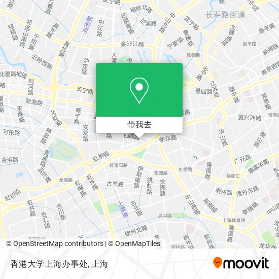 香港大学上海办事处地图