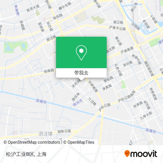 松沪工业B区地图