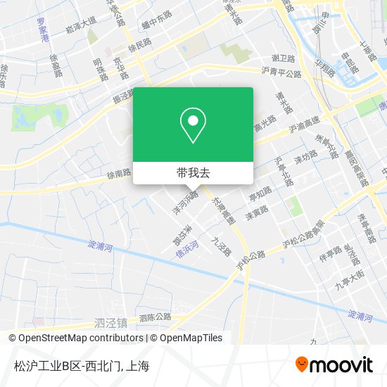 松沪工业B区-西北门地图