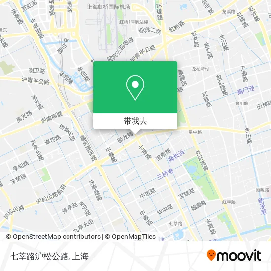 七莘路沪松公路地图