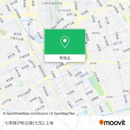 七莘路沪松公路(七宝)地图
