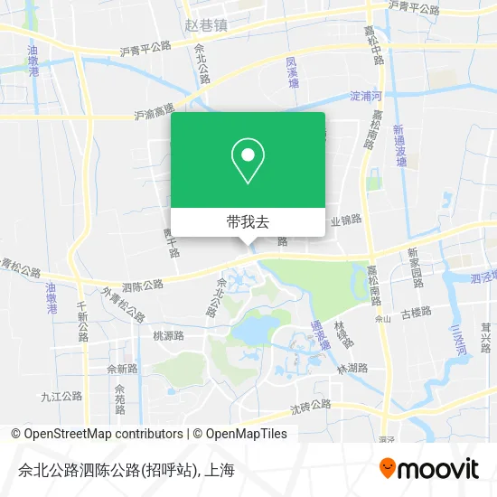 佘北公路泗陈公路(招呼站)地图