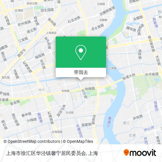 上海市徐汇区华泾镇馨宁居民委员会地图