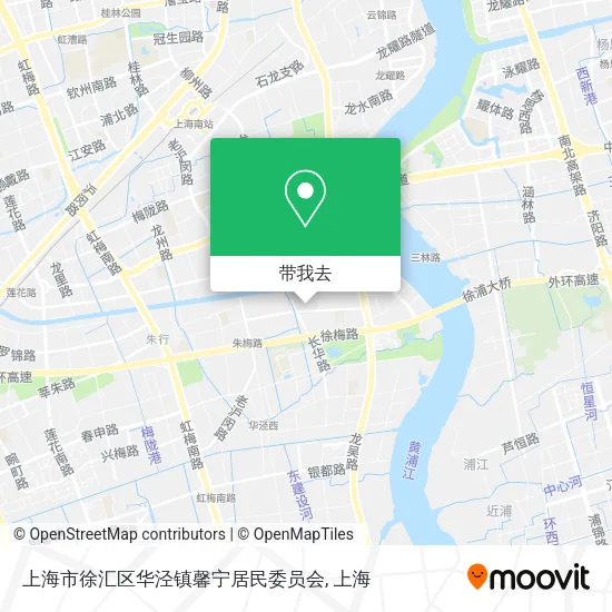 上海市徐汇区华泾镇馨宁居民委员会地图