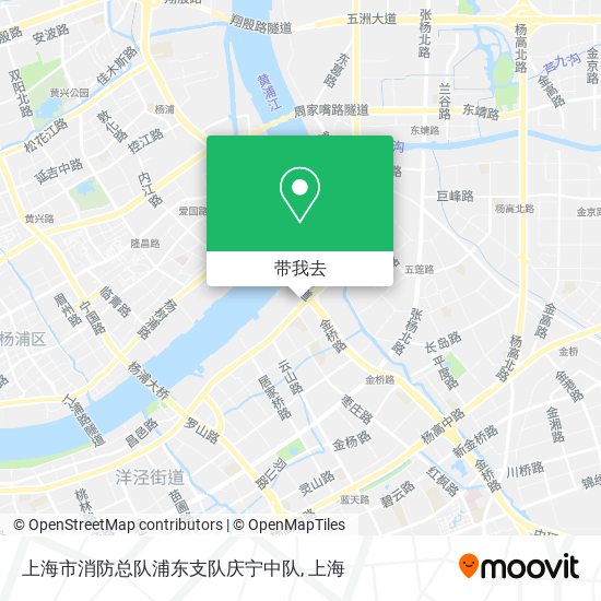 上海市消防总队浦东支队庆宁中队地图
