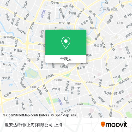 世安达纤维(上海)有限公司地图