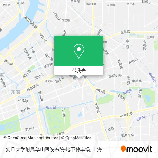 复旦大学附属华山医院东院-地下停车场地图