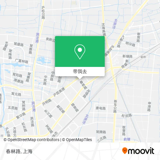 春林路地图